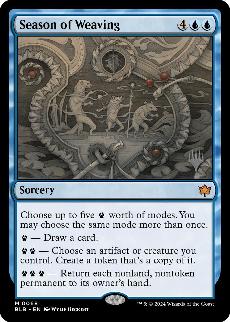 Season of Weaving (Promo Pack) [Bloomburrow Promos] | Jomio and Rueliete's Cards and Comics