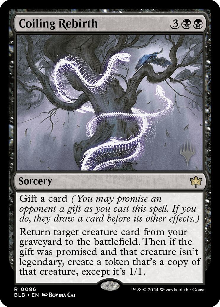 Coiling Rebirth (Promo Pack) [Bloomburrow Promos] | Jomio and Rueliete's Cards and Comics
