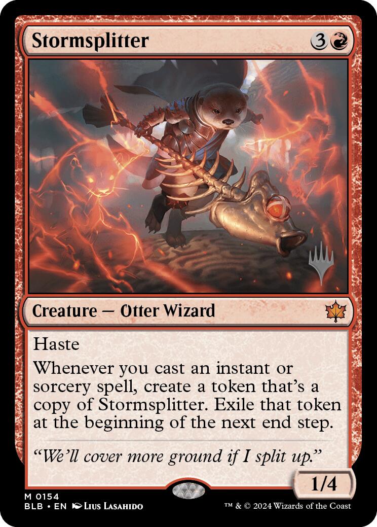 Stormsplitter (Promo Pack) [Bloomburrow Promos] | Jomio and Rueliete's Cards and Comics
