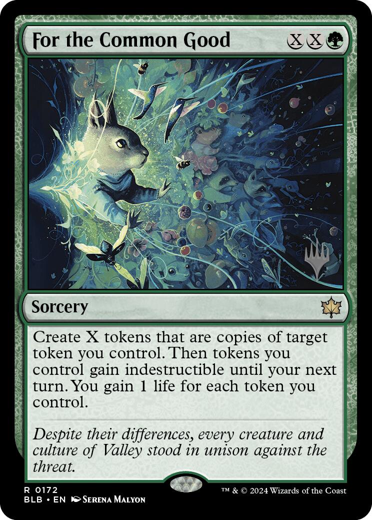 For the Common Good (Promo Pack) [Bloomburrow Promos] | Jomio and Rueliete's Cards and Comics