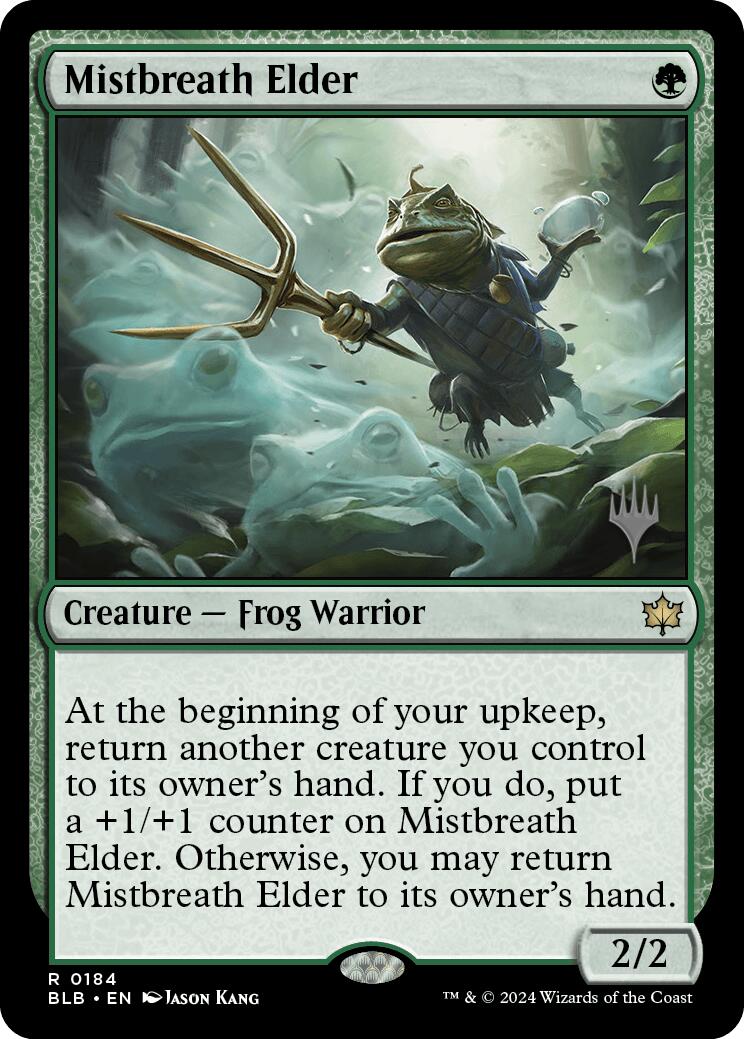 Mistbreath Elder (Promo Pack) [Bloomburrow Promos] | Jomio and Rueliete's Cards and Comics
