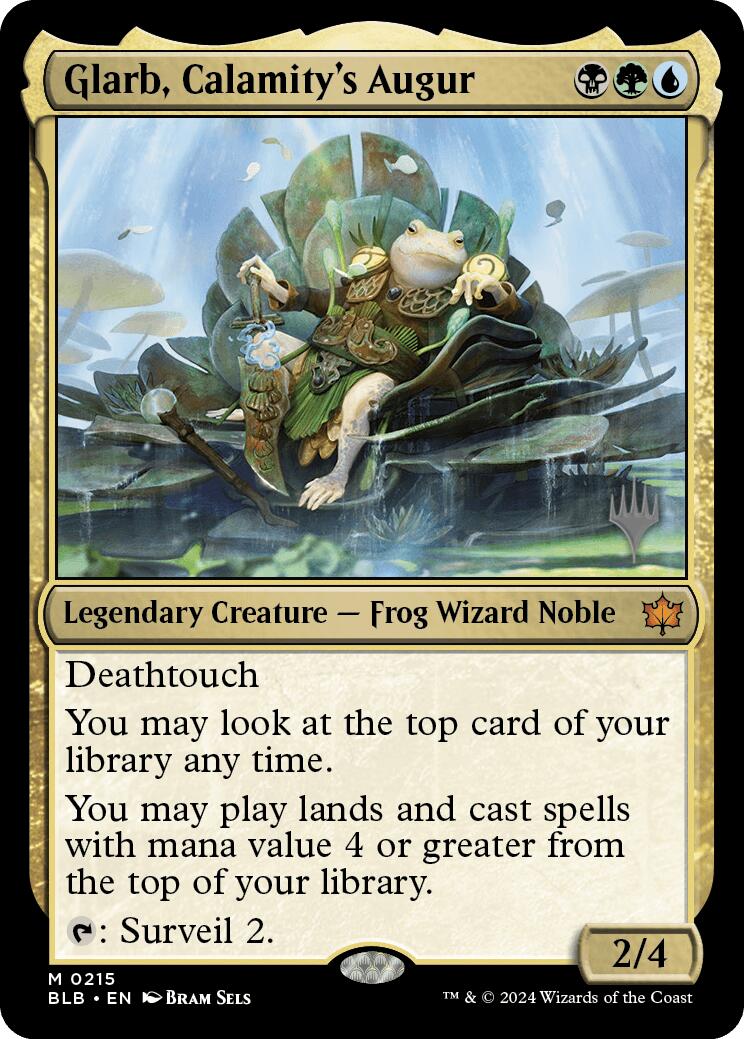 Glarb, Calamity's Augur (Promo Pack) [Bloomburrow Promos] | Jomio and Rueliete's Cards and Comics