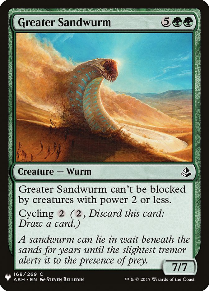 Greater Sandwurm [Mystery Booster] | Jomio and Rueliete's Cards and Comics