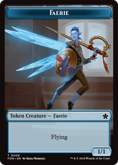 Soldier // Faerie Double-Sided Token [Foundations Tokens] | Jomio and Rueliete's Cards and Comics