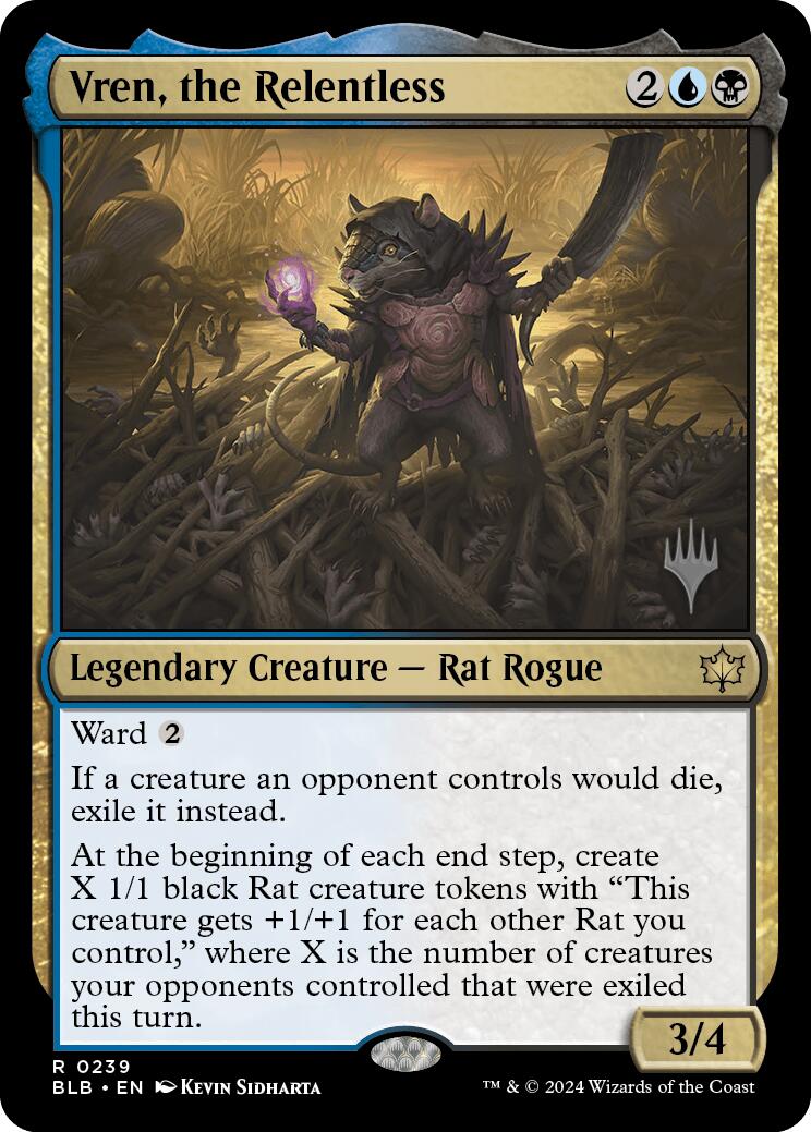 Vren, the Relentless (Promo Pack) [Bloomburrow Promos] | Jomio and Rueliete's Cards and Comics