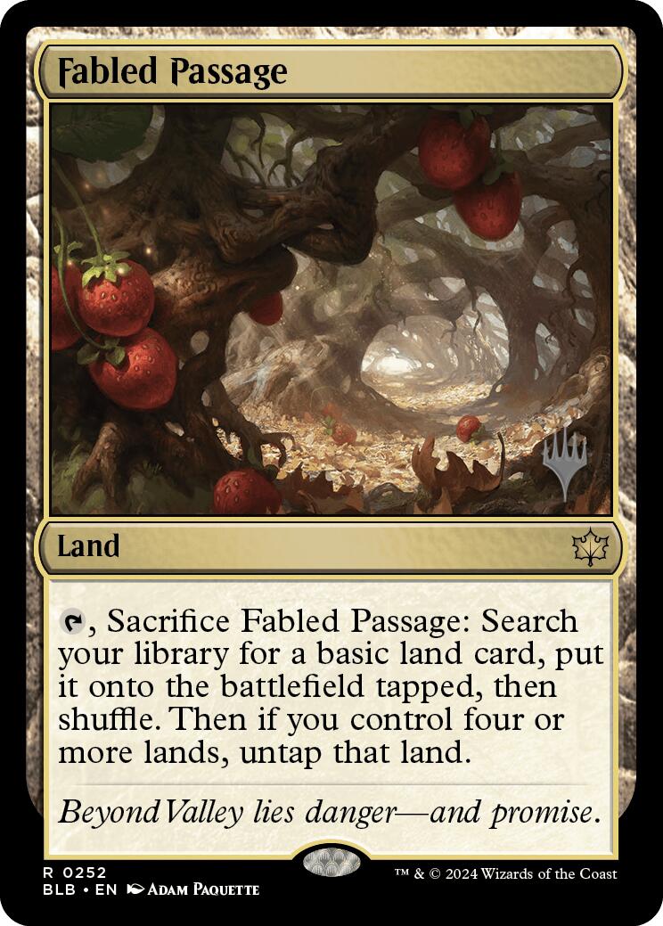 Fabled Passage (Promo Pack) [Bloomburrow Promos] | Jomio and Rueliete's Cards and Comics