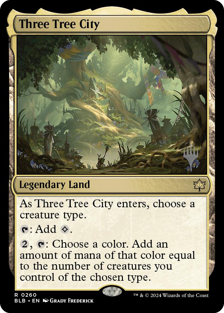 Three Tree City (Promo Pack) [Bloomburrow Promos] | Jomio and Rueliete's Cards and Comics