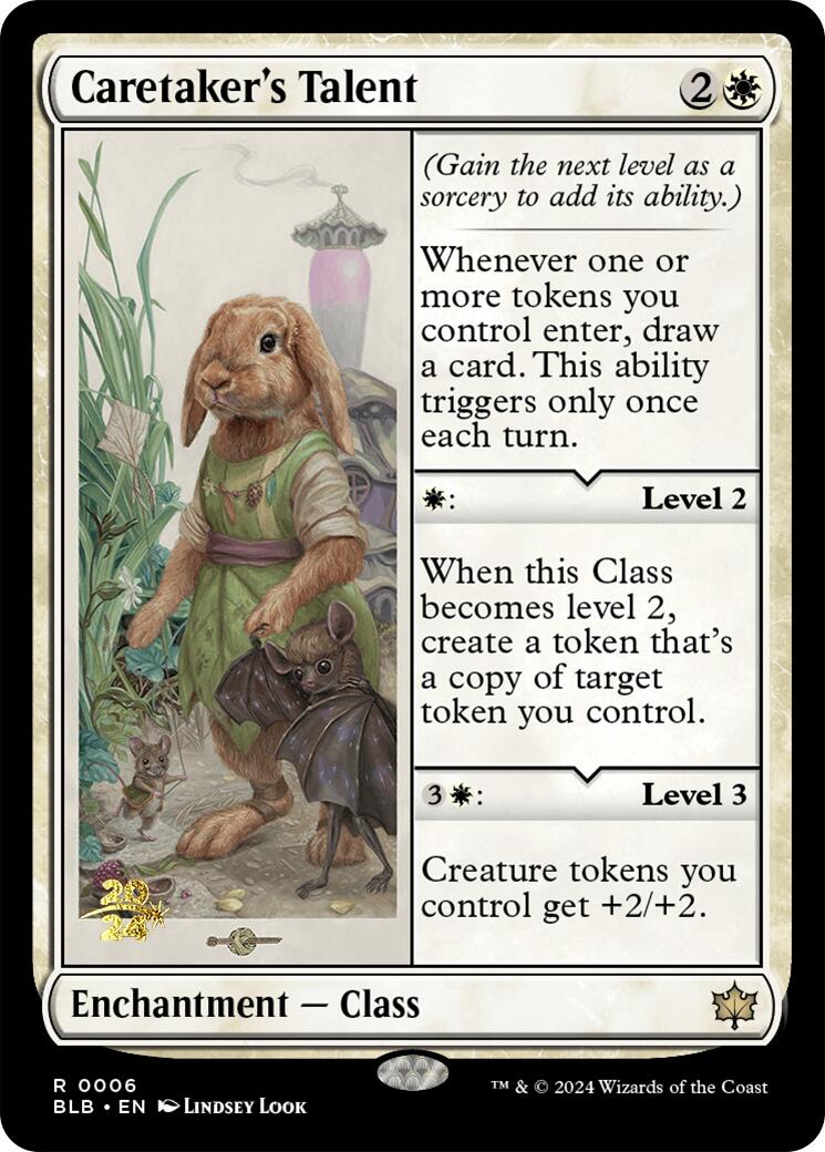 Caretaker's Talent [Bloomburrow Prerelease Promos] | Jomio and Rueliete's Cards and Comics