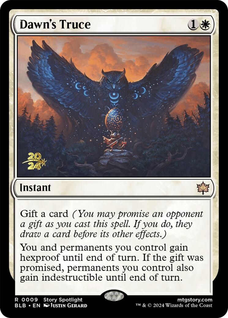 Dawn's Truce [Bloomburrow Prerelease Promos] | Jomio and Rueliete's Cards and Comics
