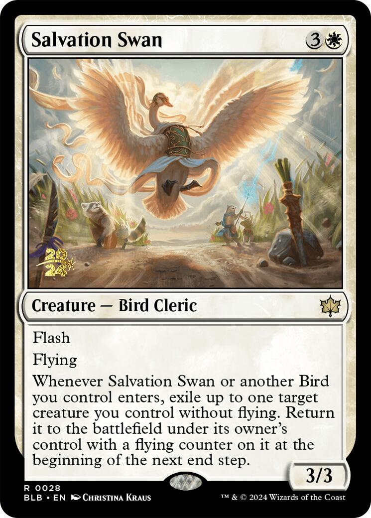 Salvation Swan [Bloomburrow Prerelease Promos] | Jomio and Rueliete's Cards and Comics