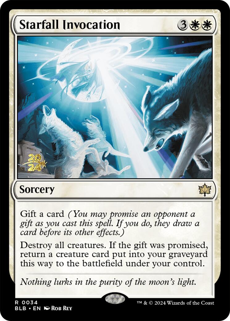 Starfall Invocation [Bloomburrow Prerelease Promos] | Jomio and Rueliete's Cards and Comics