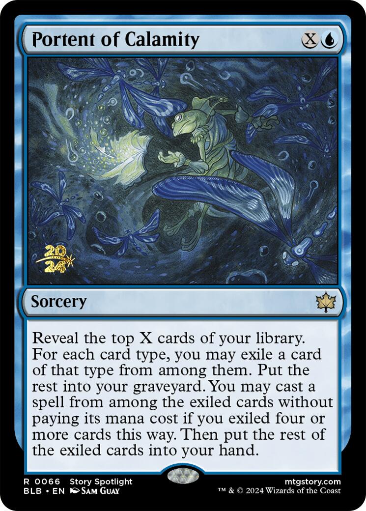 Portent of Calamity [Bloomburrow Prerelease Promos] | Jomio and Rueliete's Cards and Comics