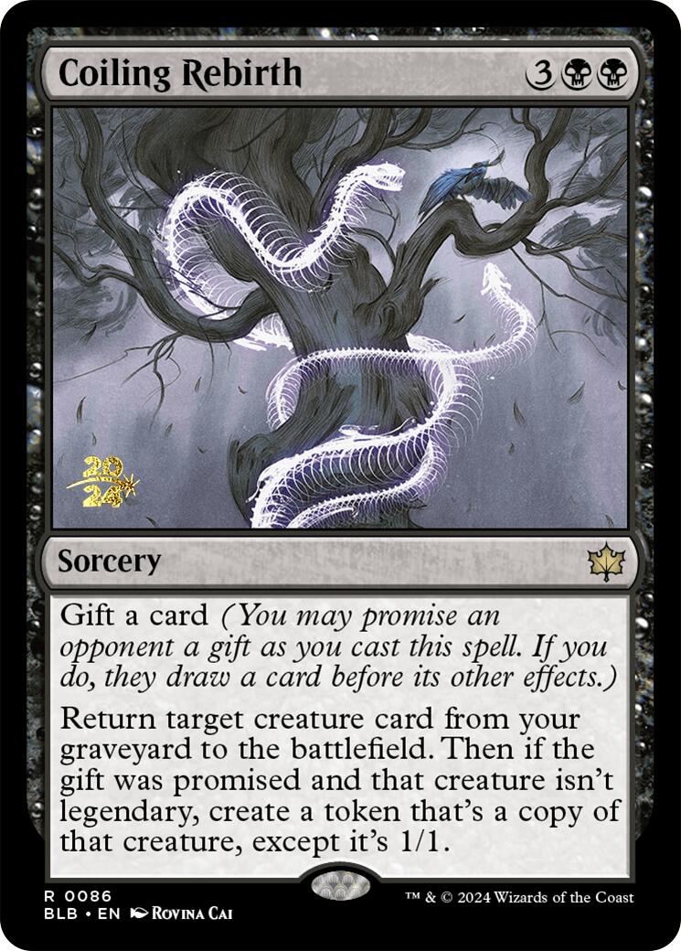 Coiling Rebirth [Bloomburrow Prerelease Promos] | Jomio and Rueliete's Cards and Comics