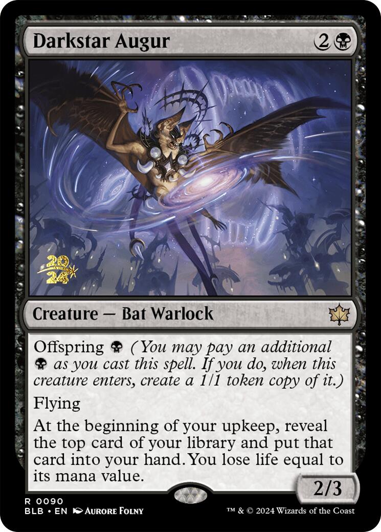 Darkstar Augur [Bloomburrow Prerelease Promos] | Jomio and Rueliete's Cards and Comics