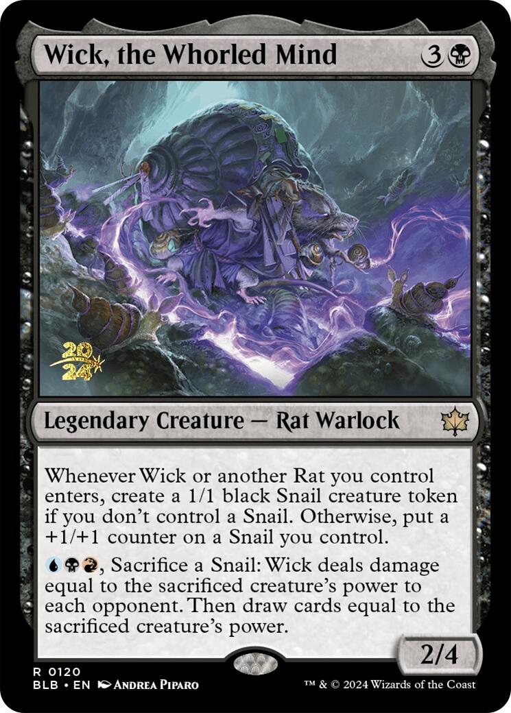 Wick, the Whorled Mind [Bloomburrow Prerelease Promos] | Jomio and Rueliete's Cards and Comics