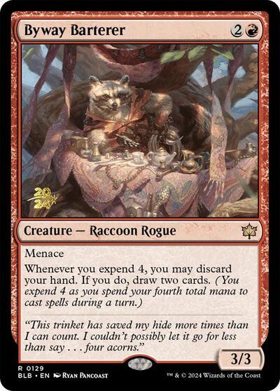 Byway Barterer [Bloomburrow Prerelease Promos] | Jomio and Rueliete's Cards and Comics