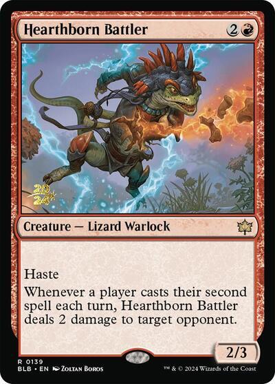 Hearthborn Battler [Bloomburrow Prerelease Promos] | Jomio and Rueliete's Cards and Comics