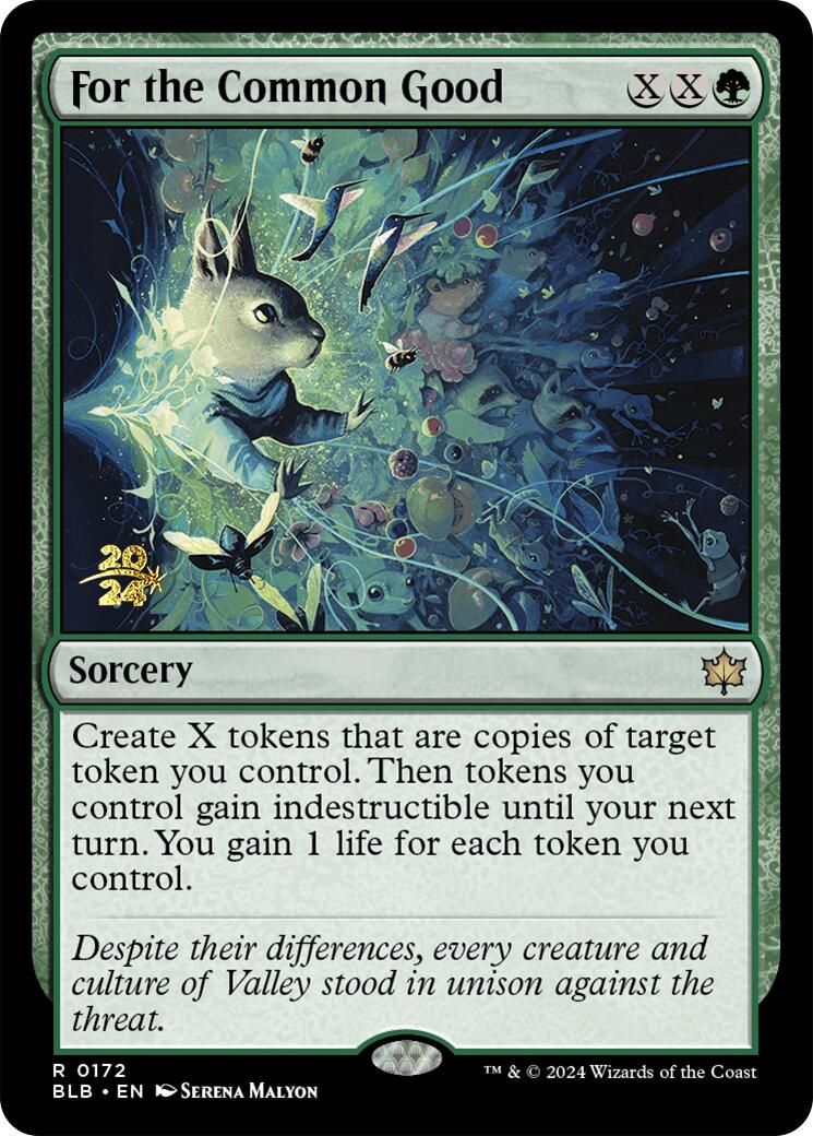 For the Common Good [Bloomburrow Prerelease Promos] | Jomio and Rueliete's Cards and Comics