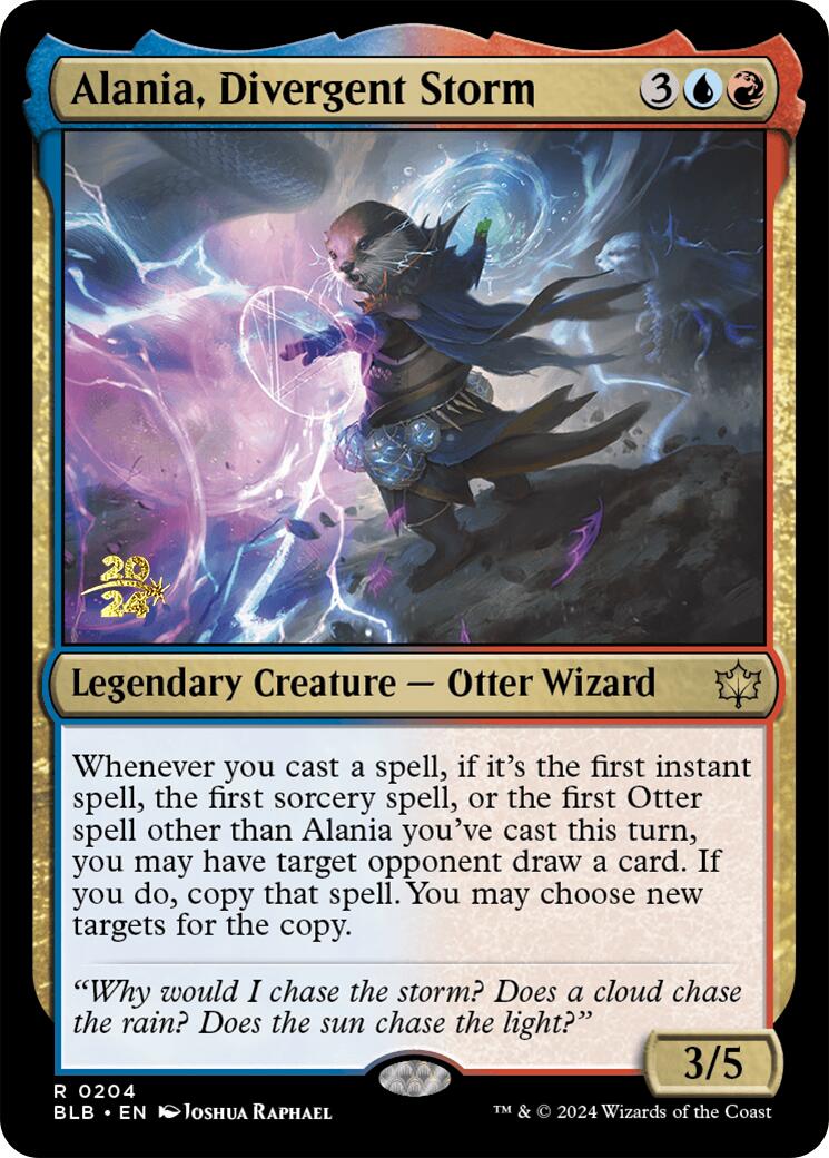 Alania, Divergent Storm [Bloomburrow Prerelease Promos] | Jomio and Rueliete's Cards and Comics