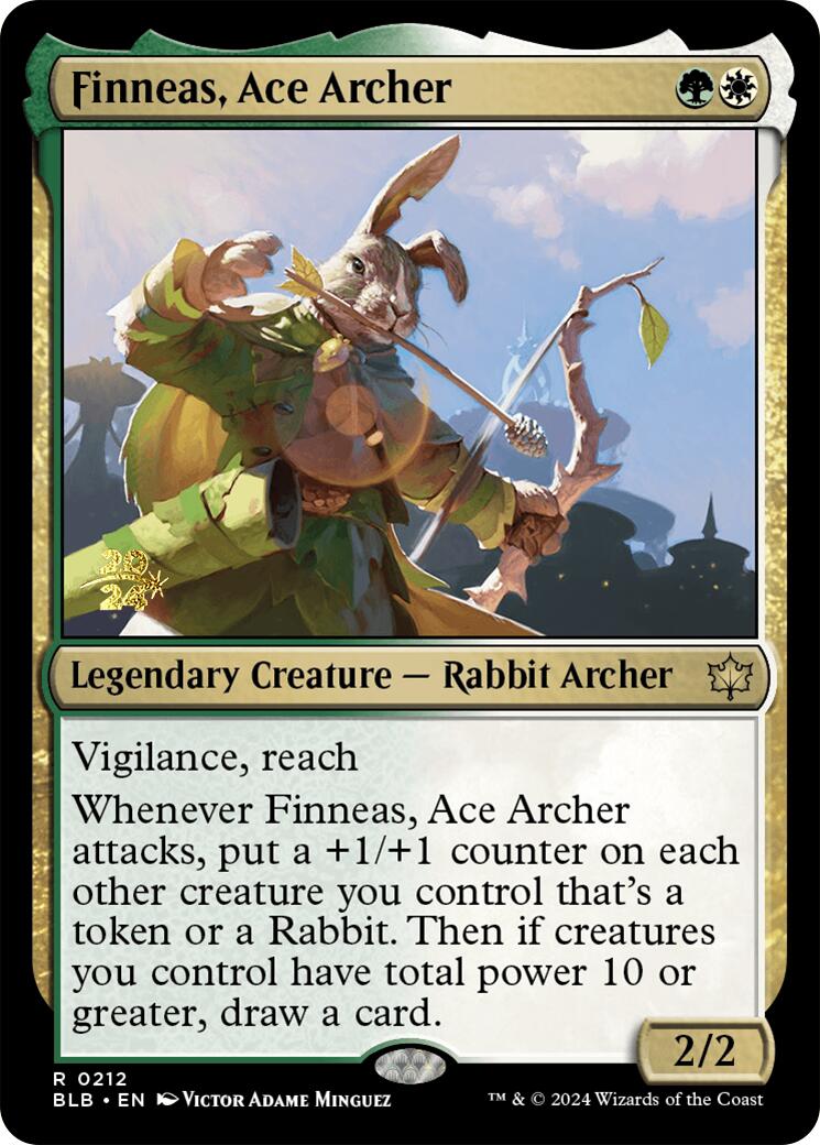 Finneas, Ace Archer [Bloomburrow Prerelease Promos] | Jomio and Rueliete's Cards and Comics