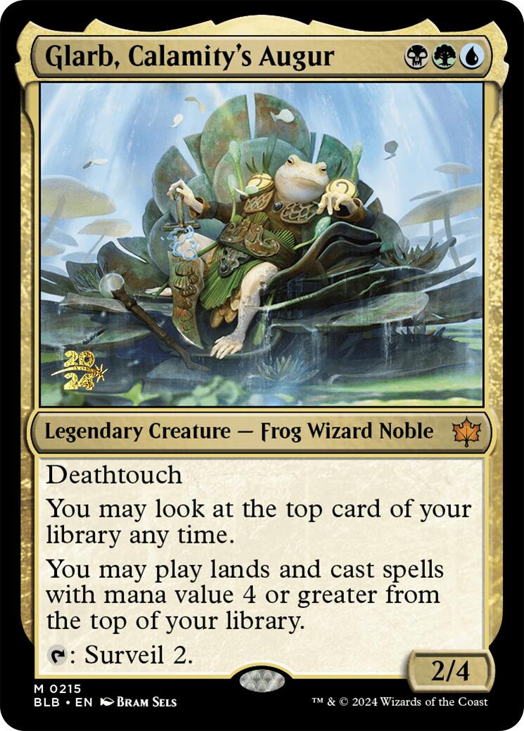 Glarb, Calamity's Augur [Bloomburrow Prerelease Promos] | Jomio and Rueliete's Cards and Comics