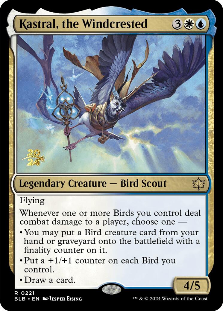 Kastral, the Windcrested [Bloomburrow Prerelease Promos] | Jomio and Rueliete's Cards and Comics