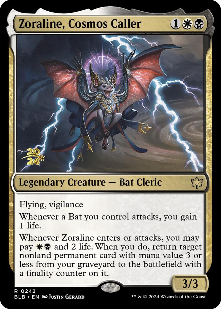 Zoraline, Cosmos Caller [Bloomburrow Prerelease Promos] | Jomio and Rueliete's Cards and Comics