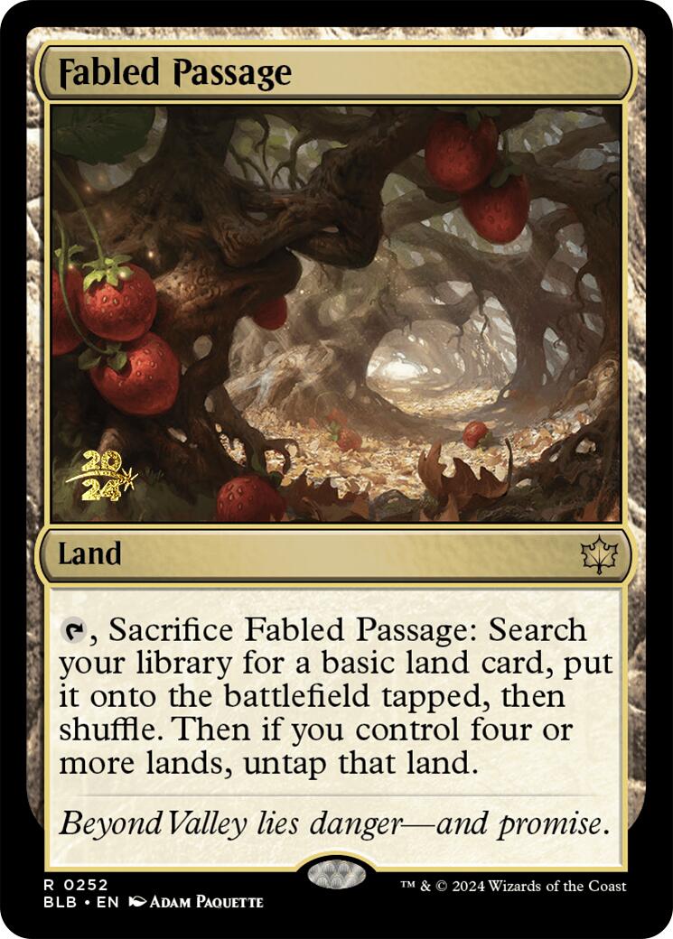 Fabled Passage [Bloomburrow Prerelease Promos] | Jomio and Rueliete's Cards and Comics