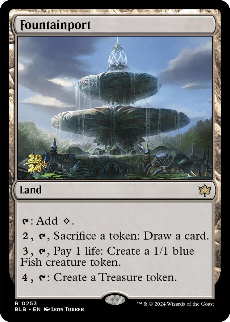 Fountainport [Bloomburrow Prerelease Promos] | Jomio and Rueliete's Cards and Comics