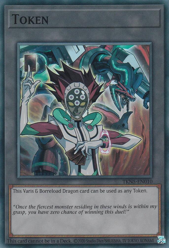 Token: Varis and Borreload Dragon [TKN5-EN010] Super Rare | Jomio and Rueliete's Cards and Comics