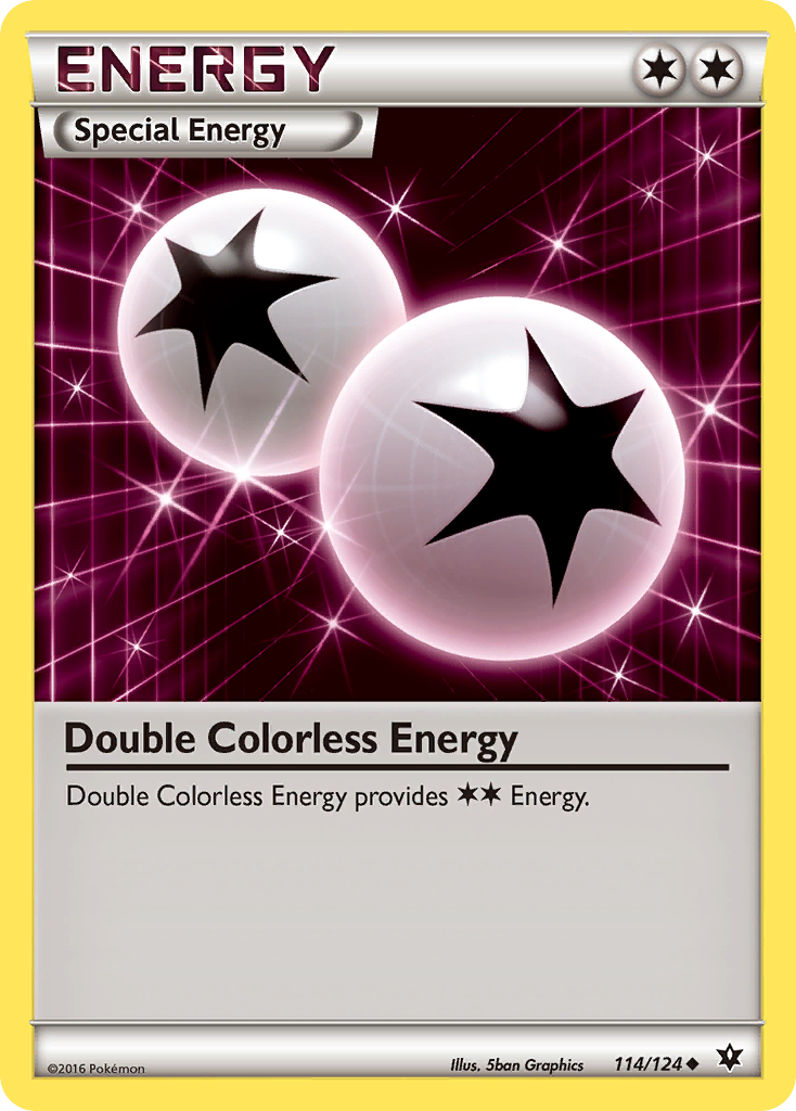 Double Colorless Energy (114/124) [XY: Fates Collide] | Jomio and Rueliete's Cards and Comics