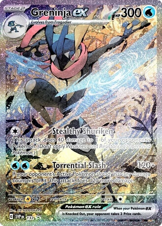 Greninja ex (132) [Scarlet & Violet: Black Star Promos] | Jomio and Rueliete's Cards and Comics