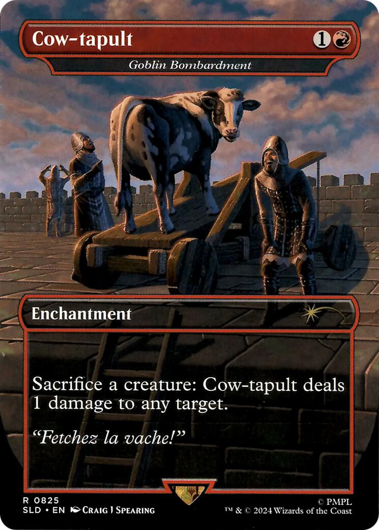 Cow-tapult - Goblin Bombardment [Secret Lair Drop Series] | Jomio and Rueliete's Cards and Comics