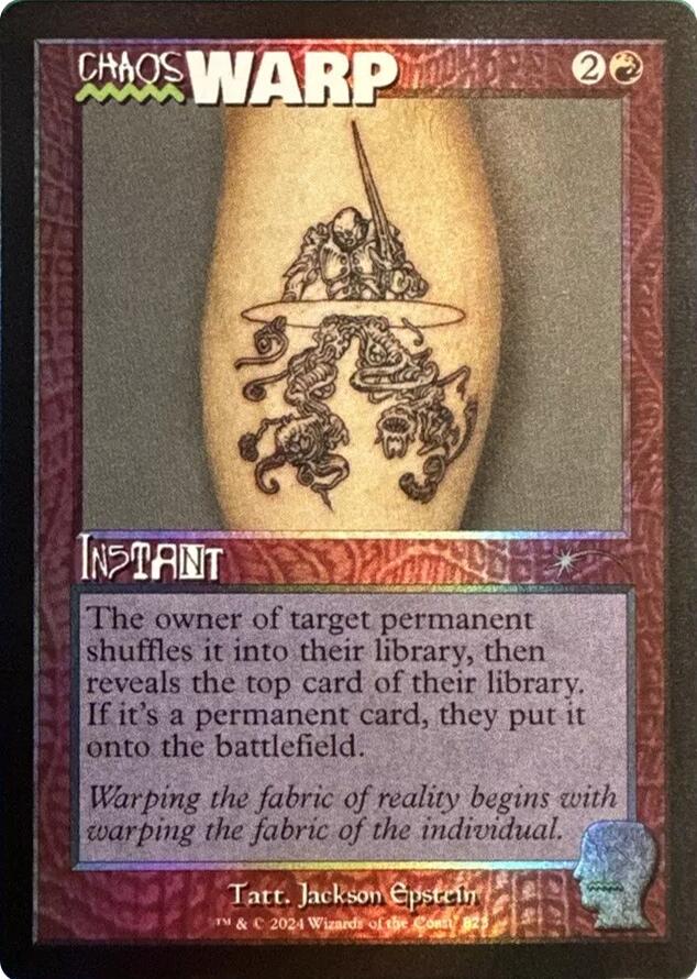 Chaos Warp (Rainbow Foil) [Secret Lair Drop Series] | Jomio and Rueliete's Cards and Comics