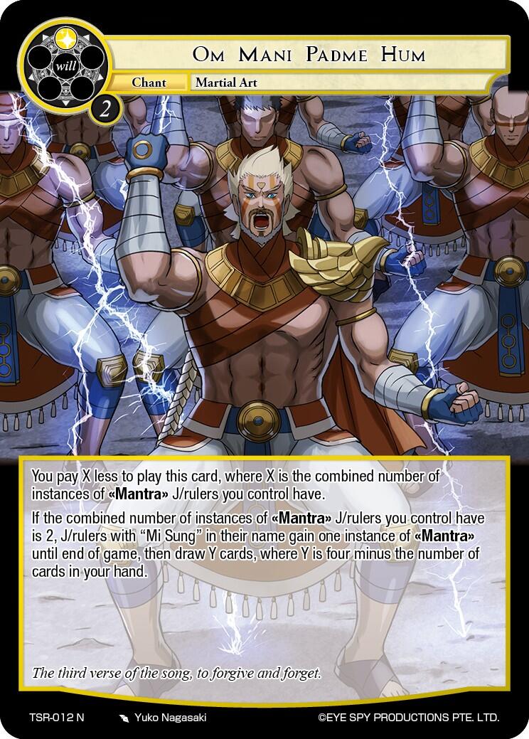 Om Mani Padme Hum (TSR-012 N) [The Battle at the Sacred Ruins] | Jomio and Rueliete's Cards and Comics