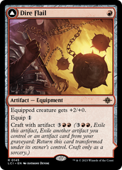 Dire Flail [The Lost Caverns of Ixalan] | Jomio and Rueliete's Cards and Comics