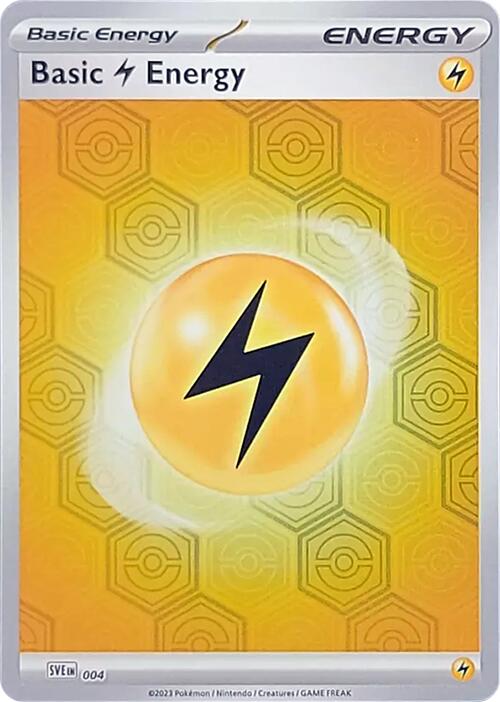 Basic Lightning Energy (004) [Scarlet & Violet: Shrouded Fable] | Jomio and Rueliete's Cards and Comics