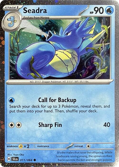 Seadra (011/064) (Cosmos Holo) [Miscellaneous Cards] | Jomio and Rueliete's Cards and Comics