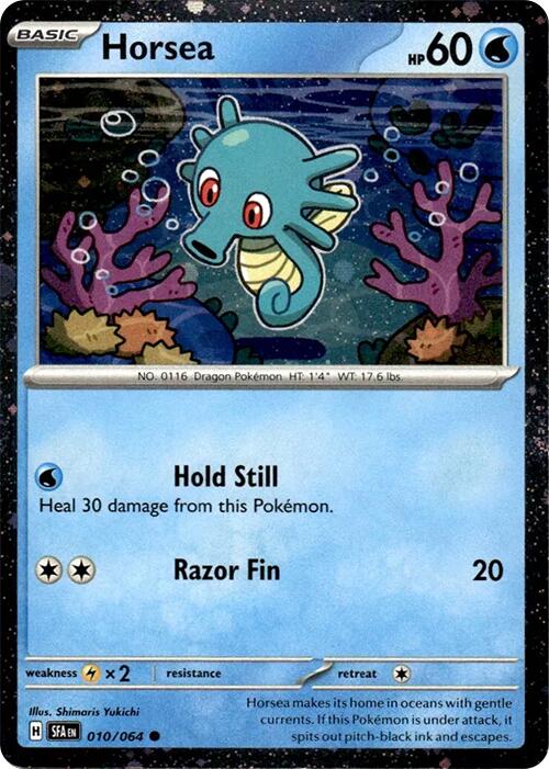 Horsea (010/064) (Cosmos Holo) [Miscellaneous Cards] | Jomio and Rueliete's Cards and Comics