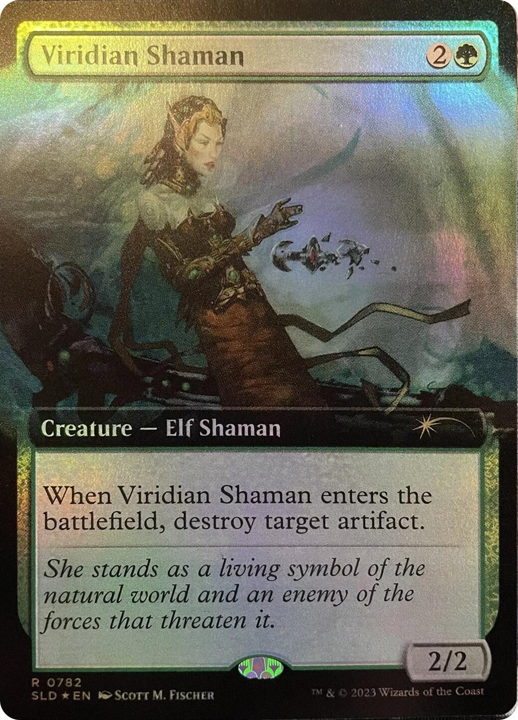 Viridian Shaman (Extended Art) [Secret Lair Drop Series] | Jomio and Rueliete's Cards and Comics