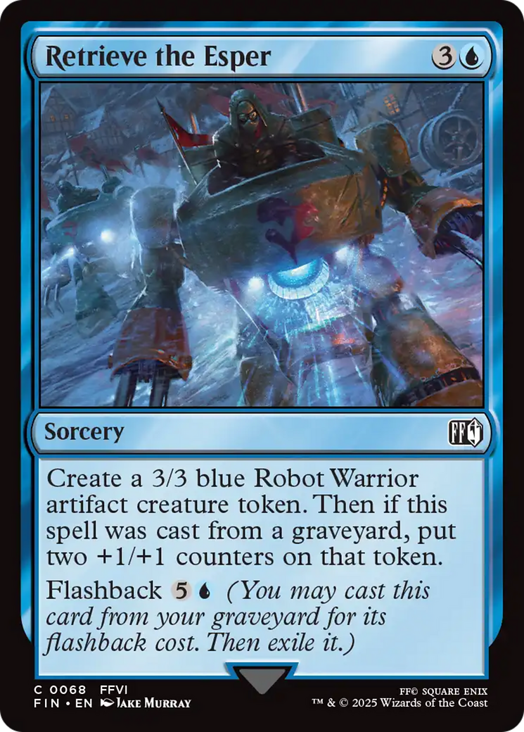 Retrieve the Esper [FINAL FANTASY] | Jomio and Rueliete's Cards and Comics