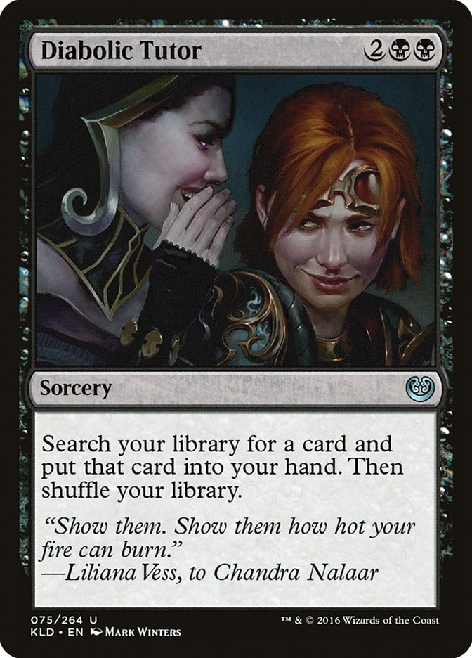 Diabolic Tutor [Kaladesh] | Jomio and Rueliete's Cards and Comics