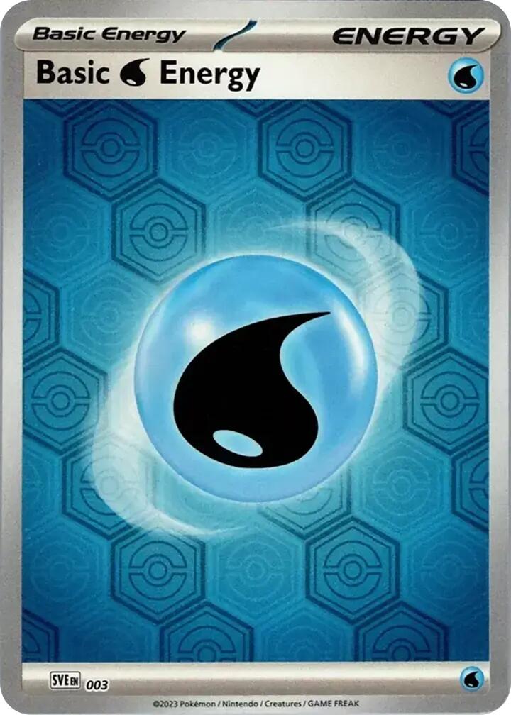 Basic Water Energy [Scarlet & Violet: Shrouded Fable] | Jomio and Rueliete's Cards and Comics