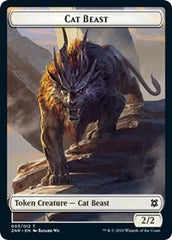 Cat Beast // Plant Double-Sided Token [Zendikar Rising Tokens] | Jomio and Rueliete's Cards and Comics