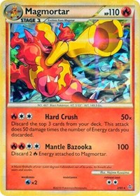 Magmortar (2/95) (Cracked Ice Holo) [HeartGold & SoulSilver: Unleashed] | Jomio and Rueliete's Cards and Comics