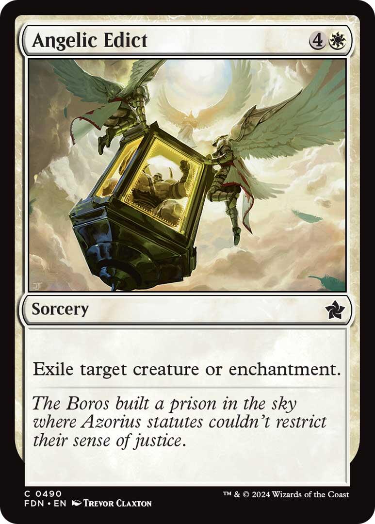 Angelic Edict [Foundations] | Jomio and Rueliete's Cards and Comics