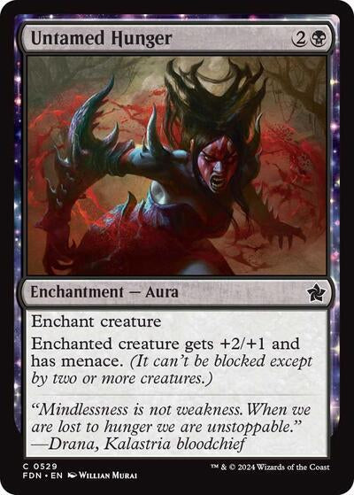 Untamed Hunger [Foundations] | Jomio and Rueliete's Cards and Comics