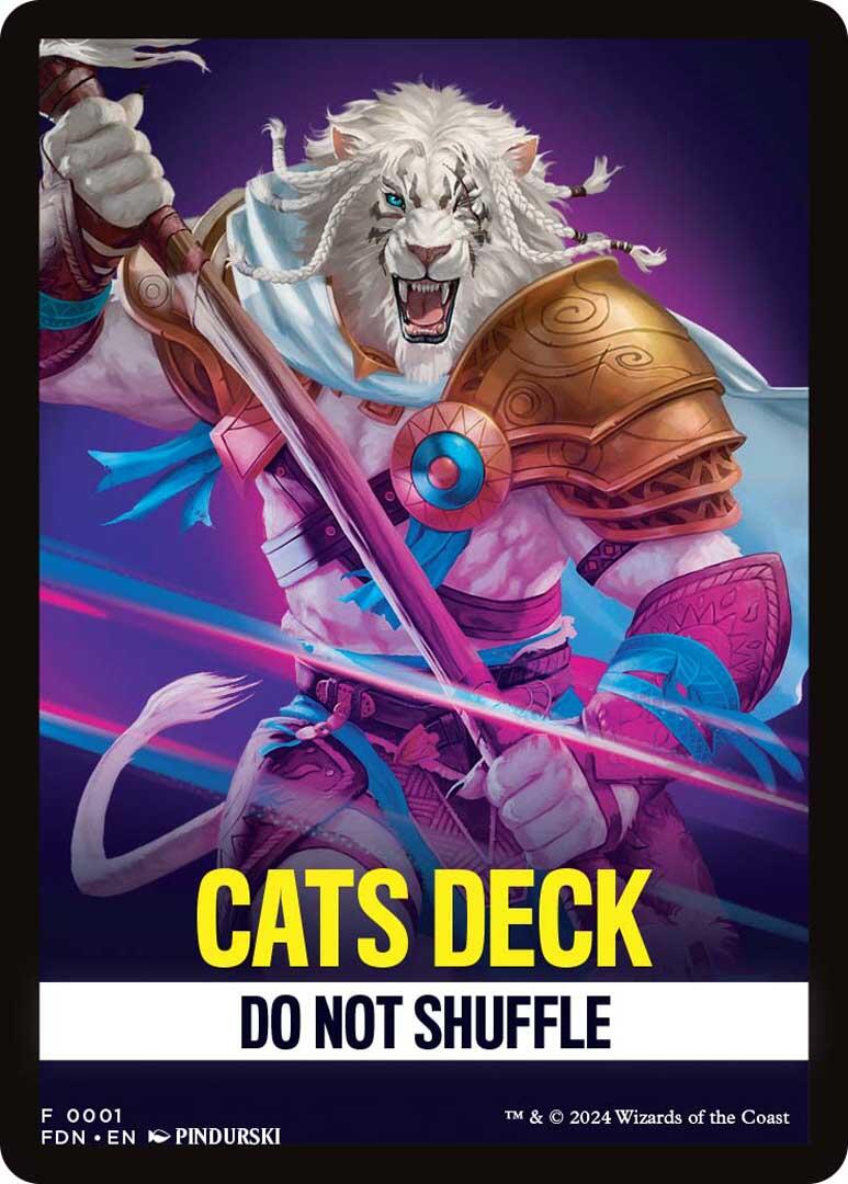 Cats Deck Theme Card [Foundations Tokens] | Jomio and Rueliete's Cards and Comics