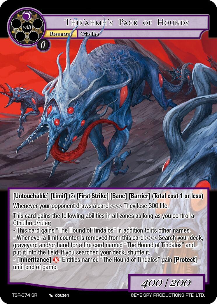 Thir'ahmh's Pack of Hounds (TSR-074 SR) [The Battle at the Sacred Ruins] | Jomio and Rueliete's Cards and Comics