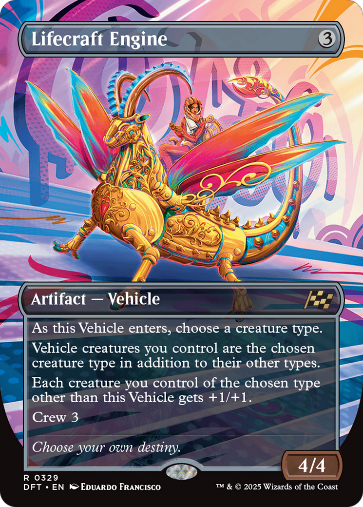 Lifecraft Engine (Borderless) [Aetherdrift] | Jomio and Rueliete's Cards and Comics